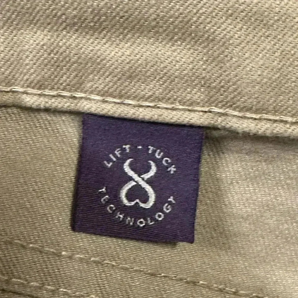 NYDJ Edna Cropped Tan Jeans - Picture 5 of 6